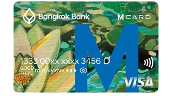 บัตรเดบิตดิจิทัล Bangkok Bank M Visa