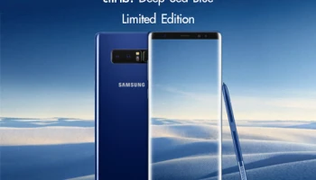 ซัมซุง ชวนสัมผัส "กาแลคซี่ โน้ต 8 ดีพซี บลู" สีใหม่ล่าสุด จำหน่ายในจำนวนจำกัด ต้อนรับเทศกาลแห่งความสุขสิ้นปีนี้
