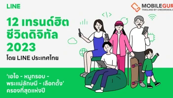 สรุป 12 เทรนด์ฮิตชีวิตดิจิทัลประจำปี 2023 โดย LINE ประเทศไทย "เอไอ - หมูกรอบ - พระแม่ลักษมี - เลือกตั้ง" ครองความนิยมสูงสุด