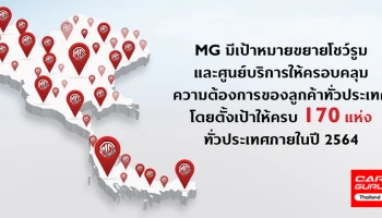 MG โตขึ้น 7% เป็นผู้นำในตลาดSUV และBEV พร้อมตั้งเป้าปี64 ไว้ที่ 42,000 คัน และขยายผู้จำหน่ายมากกว่า 170 แห่ง