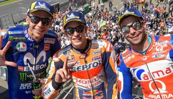 MotoGP 2018 สนาม 5 ใครว่า The Doctor ไม่ไหวแล้ว เลยขอโชว์ขึ้นโพเดี้ยมที่ Le Mans