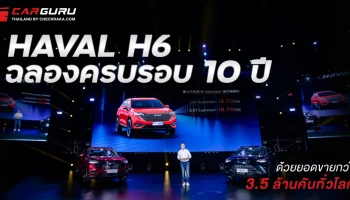 GWM ฉลองครบรอบ 10 ปี HAVAL H6 ด้วยยอดขายกว่า 3.5 ล้านคันทั่วโลก พร้อมเผยโฉมรถยนต์เอสยูวีสองรุ่นใหม่ เดินหน้าสร้างปรากฎการณ์การขับขี่เหนือระดับ