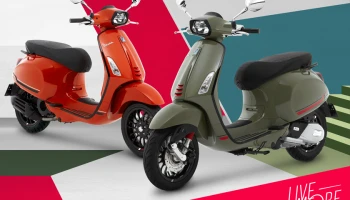 Vespa ถ่ายทอดสีสันแห่งอิสระต้นฉบับเอกลักษณ์สไตล์อิตาลี ผ่าน 4 รุ่น 8 เฉดสี