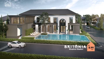 บ้านสไตล์ English Modern Classic 5 นาทีจากสถานีคูคต ใกล้สนามบินดอนเมือง