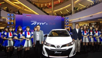 โตโยต้า ฉลองความสำเร็จ Yaris ATIV มียอดขายสูงสุด พร้อมเปิดตัวพรีเซ็นเตอร์ใหม่ "BNK 48"