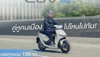 New Honda CUV e: รถจักรยานยนต์ไฟฟ้า เพื่อคนเมืองยุคใหม่ ดีไซน์ล้ำสมัย ขับขี่สบาย ไร้มลพิษ พร้อมให้คนไทยเช่าใช้งานแล้ววันนี้!