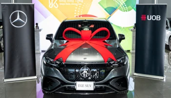 Mercsdes-Benz ร่วมกับ ธนาคารยูโอบี ต่อยอดความเอ็กซ์คลูซีฟให้กับผู้ถือบัตรเครดิตที่เป็นลูกค้าเมอร์เซเดส-เบนซ์ด้วยการมอบรถมูลค่ากว่า 5 ล้านบาท เพื่อฉลอง 5 ปี UOB Mercedes