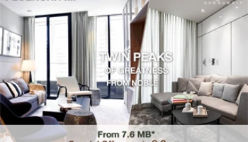 โนเบิลฯ มั่นใจตลาดบน จัดแคมเปญ Noble Twin Peaks ดันโปรเจคไฮเอนด์ Noble Ploenchit และ Noble BE33