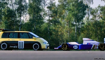 Renault Espace F1 ตำนานรถฟอร์มูลา-วัน ที่โลกตะลึง (มีคลิป)