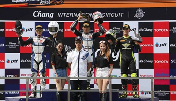 Yamaha คว้าชัยศึกชิงแชมป์ประเทศไทย สนามที่ 5 รุ่น 1000 cc. รายการ BRIC Superbike 2016