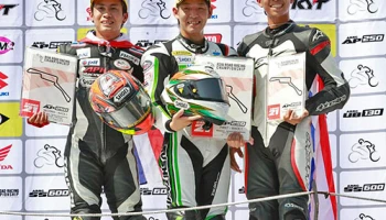 นักบิด "เอ.พี.ฮอนด้า" กอดคอเก็บแต้มเรซสองศึกเอเชีย โรด เรซซิ่ง ที่อินโดนีเซีย