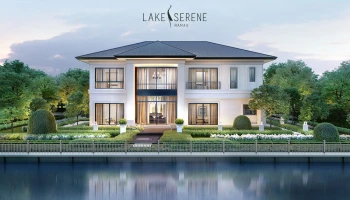 บ้านเดี่ยวหรู โอบล้อมด้วยวิวทะเลสาบ และพื้นที่ธรรมชาติขนาดใหญ่