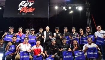 Yamaha จัดกิจกรรม Rev‘n Ride กิจกรรมสุดมันส์เอาใจสายสปอร์ตจัดเต็มไมล์ พร้อมคอนเสิร์ตสุดโจ๋จากโจอี้บอย