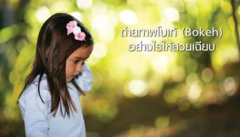 ถ่ายภาพโบเก้ (Bokeh) อย่างไรให้สวยเฉียบ