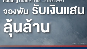 แกรนด์ยูนิตี้ จัดโปรคอนโด 6 ทำเลใกล้รถไฟฟ้า "จองพันรับเงินแสน* ลุ้นเงินล้าน*" ถึง 17 ธ.ค.นี้