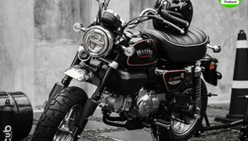 Honda ย้อนตำนานสู่ต้นยุค 80s เผยโฉม The Monkey Custom - The Immortal Black Edition