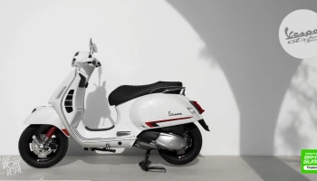 Vespa GTS Super Sport 300 HPE เสน่ห์แห่งความเท่เรียบง่าย สไตล์เรโทรโมเดิร์นสปอร์ตกับสีขาวใหม่