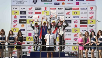 นักบิด ยามาฮ่า ไทยแลนด์ เรซซิ่งทีม นำทีมยึดโพเดียม ณ สนามช้าง