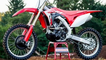 Honda CRF250R 2018 ถอดแบบ CRF450R เครื่องใหม่ Dual port ปลายท่อคู่