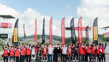 Honda Mini Track 2021 กิจกรรมพาลูกค้าเปิดประสบการณ์ขับขี่ในสนามแข่ง