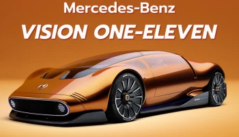 Mercedes-Benz เผยโฉม Vision One-Eleven รถสปอร์ตพลังงานไฟฟ้าที่นำแรงบันดาลใจการออกแบบจาก C111