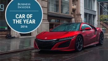 "Acura NSX" คว้ารางวัล Car of the Year 2016 จาก Business Insider