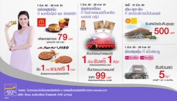 365 วัน... สนุกทุกการใช้จ่าย สไตล์อิออน รับสิทธิพิเศษ ณ ร้านค้าที่ร่วมรายการ จากบัตรเครดิตอิออน