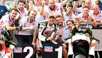 Honda Racing Thailand ตอกย้ำความสำเร็จ คว้า 2 โพเดียม ที่โมเตกิ หลัง “ก้อง-สมเกียรติ” คว้าชัย Moto2 ส่วน “ข้าวกล้อง-จักรีภัทร” ติดท็อป 3 Asia Talent Cup