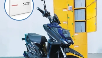 โตชิบาจับมือ เนเจอร์นิกซ์ โชว์โครงการทดลองปล่อยเช่าแบตเตอรี่ระบบสมาชิกแก่ผู้ขับขี่รถมอเตอร์ไซค์รับจ้างไฟฟ้าทั่วกรุงเทพฯ