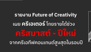 รายงาน Future of Creative ของอะโดบี เผย เทศกาลวันหยุด "คริสมาสต์ - ปีใหม่" เป็นช่วงสร้างรายได้มากที่สุดในรอบปีของครีเอเตอร์