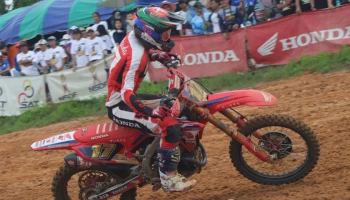 “อินทรีแซงค์-กฤษฎา” บิด Honda CRF250R คว้าโพเดียม สนามส่งท้าย FMSCT Thailand Motocross 2023