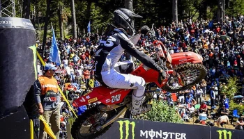 ทิม ไกจ์เซอร์ บิด Honda CRF450R ผงาดคว้าชัยเรซ 2 รั้งอันดับ 2 คะแนนสะสม MXGP 2024 สนามเปิดฤดูกาล ที่ประเทศอาร์เจนตินา