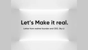 เปิดผนึกจดหมายจาก Sky Li ผู้ก่อตั้งและประธานเจ้าหน้าที่บริหาร realme “Let’ Make it real”
