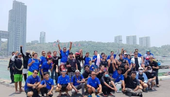 BAJAJ Weekender Rides 2023 ทริปใหญ่ครั้งแรกของปี พาชาว Dominar ข้ามทะเลไปเล่นน้ำที่เกาะล้านแบบ Exclusive 2 วัน 1 คืน