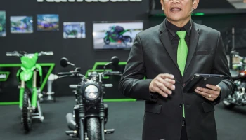 Kawasaki จัดทัพรถจักรยานยนต์หลากรุ่นมาจัดแสดง พร้อมเปิดตัวรถที่บูธภายในงาน Motor Expo 2023