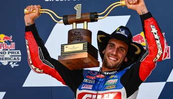 Alex Rins พา Honda กลับมาขึ้นโพเดี้ยมพร้อมคว้าชัยได้ใน Red Bull Grand Prix of The Americas