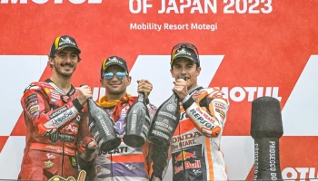 JapaneseGP โดนฝนถล่มต้องตัดจบโดยชัยชนะเป็นของ Martin ด้าน คิงคองก้อง คว้าแกรมด์สแลมได้ใน Moto2