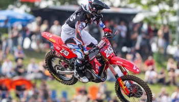 ทิม ไกเซอร์ บิด Honda CRF450R คว้าดับเบิ้ลโพเดียม ลุ้นแชมป์ฤดูกาล ศึก MXGP 2024 ที่เยอรมนี
