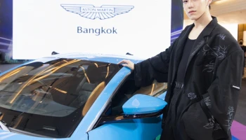 พีพี-กฤษฏ์ กับความประทับใจใน Aston Martin Vantage ที่งาน MGC-ASIA Mobility Expo 2023