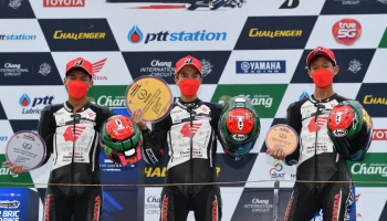 ฮอนด้า ไทยแลนด์ ทาเลนต์ คัพ สนามที่ 3 ข้าวกล้อง,มิกซ์ และ จืมมี่ เหมาโพเดียมทั้ง 2 เรซ