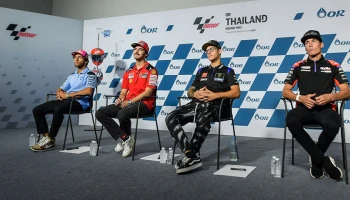 นักบิดโมโตจีพี ไม่หวั่นฝน! "กวาร์ตาราโร" มั่นใจผลงานเยี่ยม "มาร์เกซ" อ้อนอยากเจอแฟนชาวไทยพร้อมลุย ThaiGP