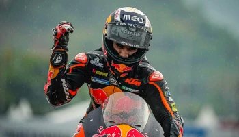 Oliveira ลุยฝนคว้าชัยใน Pertamina Grand Prix of Indonesia
