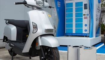 H SEM จับมือ กสิกร ติดตั้งสถานีเปลี่ยนแบต พร้อมให้เช่ามอเตอร์ไซค์ไฟฟ้า ผ่าน K+ market