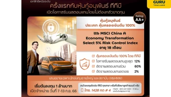 ทีทีบี เตรียมเสนอขายหุ้นกู้อนุพันธ์แฝงอ้างอิงดัชนีที่ออกโดย ttb 7 - 13 ก.ย. 66 นี้