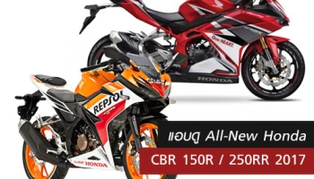 แอบดู All-New Honda CBR 150R/250RR 2017