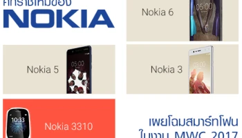 ศักราชใหม่ของ Nokia เผยโฉมกองทัพสมาร์ทโฟนในงาน MWC 2017