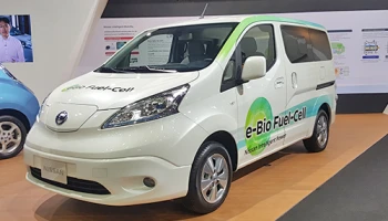 Nissan NV200 รถต้นแบบไฟฟ้าล้วน เติมเอทานอลได้!