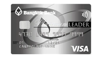 บัตรผู้นำแพลทินัม ธนาคารกรุงเทพ (Bangkok Bank Platinum Leader Card)