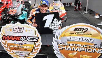 Marquez พา Honda คว้าแชมป์ผู้ผลิต ด้าน Quartararo คว้า Rookie of the year ที่ Motegi