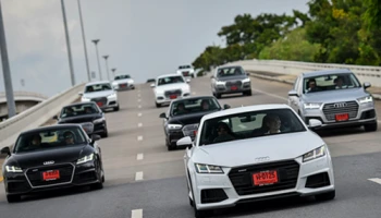 ออดี้ จัดขบวนสปอร์ต คูเป้-เอสยูวี ออกเดินทางสู่อยุธยา ให้รู้ว่า "หล่อ..หรู..แรง" เป็นยังไง!